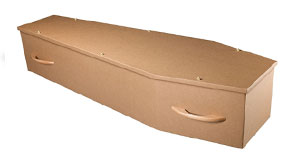 Cardboard coffin - W.S. Cole and Son Funeral Directors